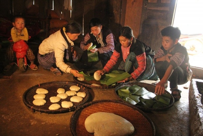 tet des hmong vietnam gateau riz gluant